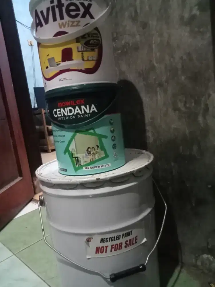 Cat lelangan, sama recycle mowilex