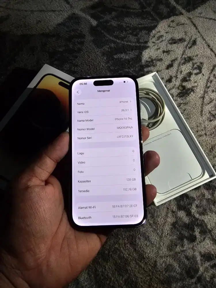 iPhone 14 Pro 128 Gold BH 87%