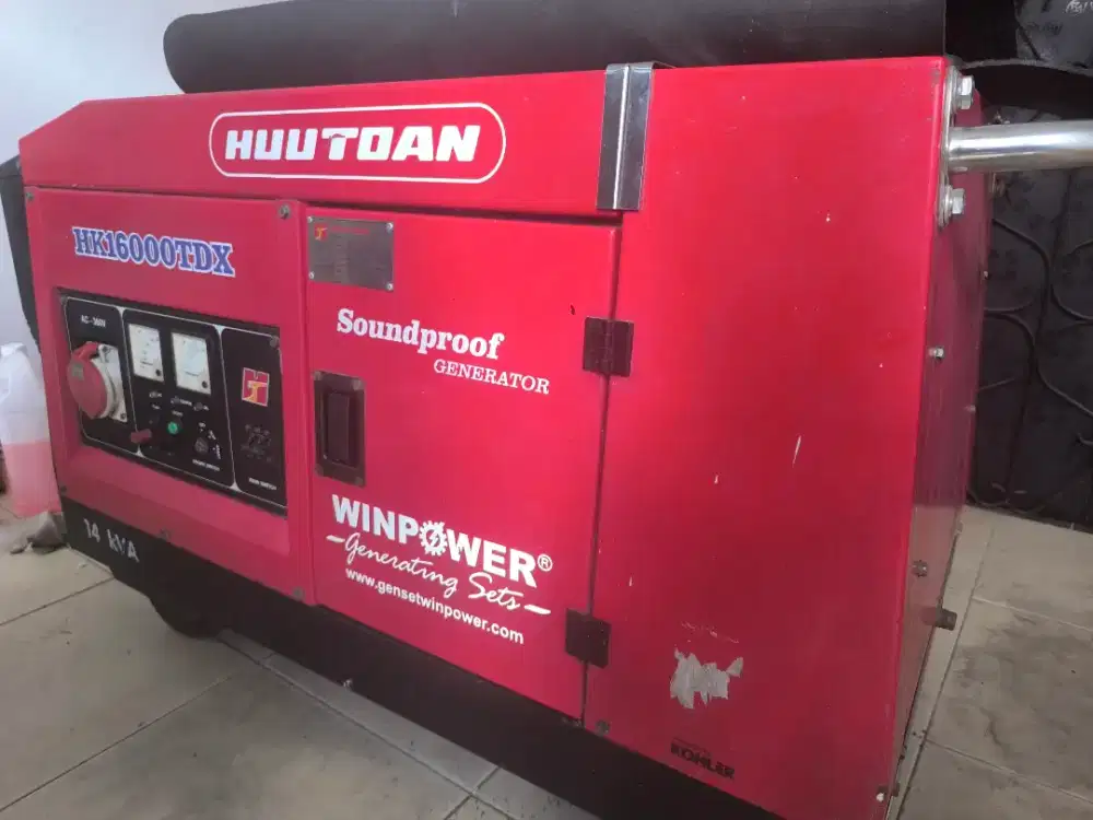 Genset merk huutoan win power 14kva
