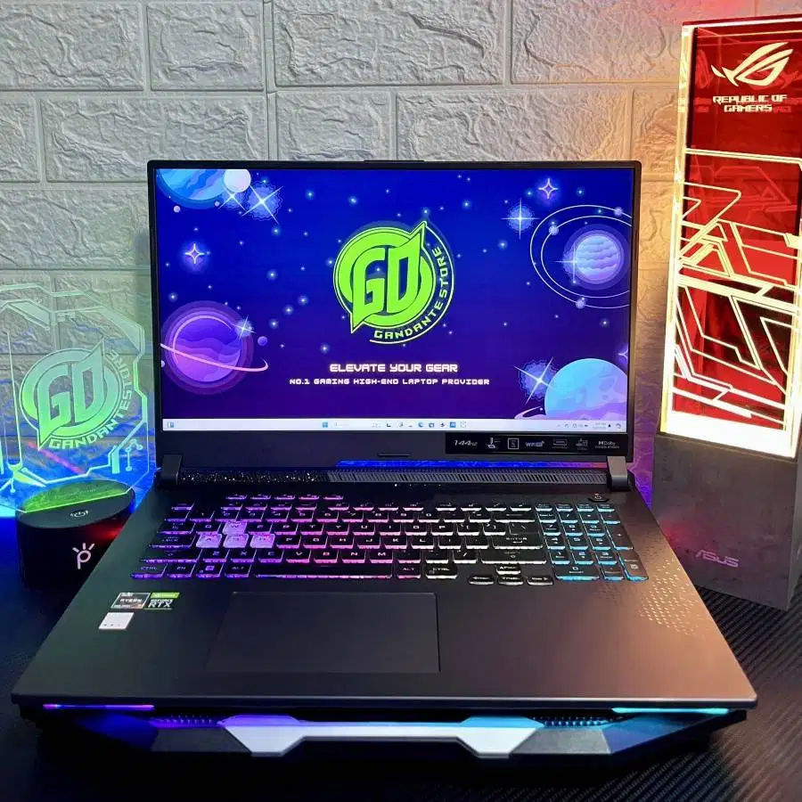 Asus ROG Strix G17 G713IC RTX 3050 12 GB Dual Graphics Gaming Desain