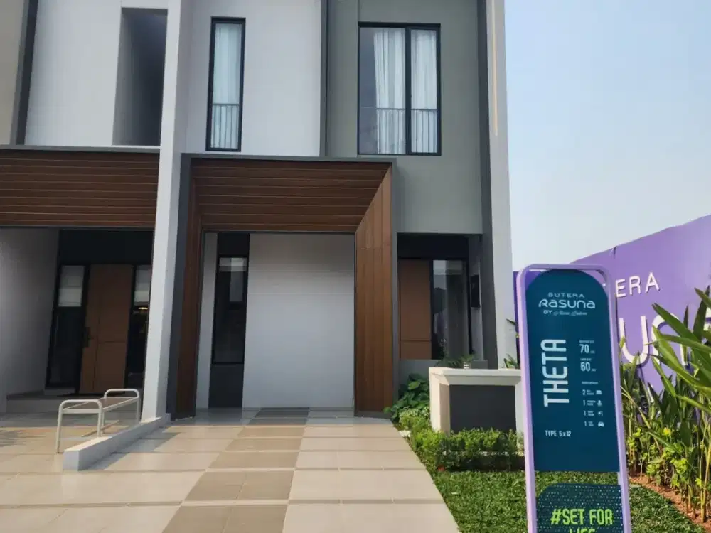 Rumah Murah Carport Luas Posisi Alam Sutera 2 samping Alam Sutera 1