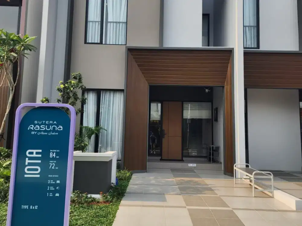 Rumah Terjangkau Carport Panjang Sekali Alam Sutera 2 Ukuran 6x12