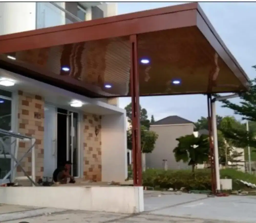 Kanopy Alderon & pagar minimalis