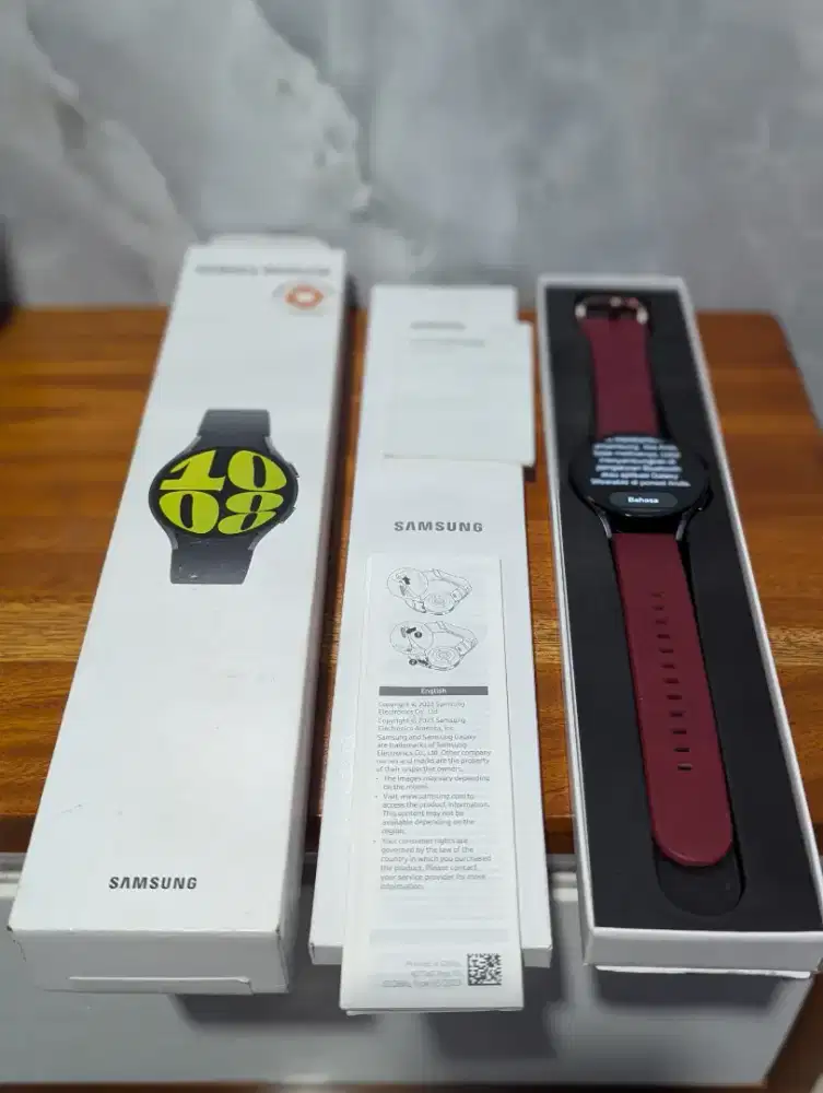 Samsung watch 6 44mm black sein lengkap
