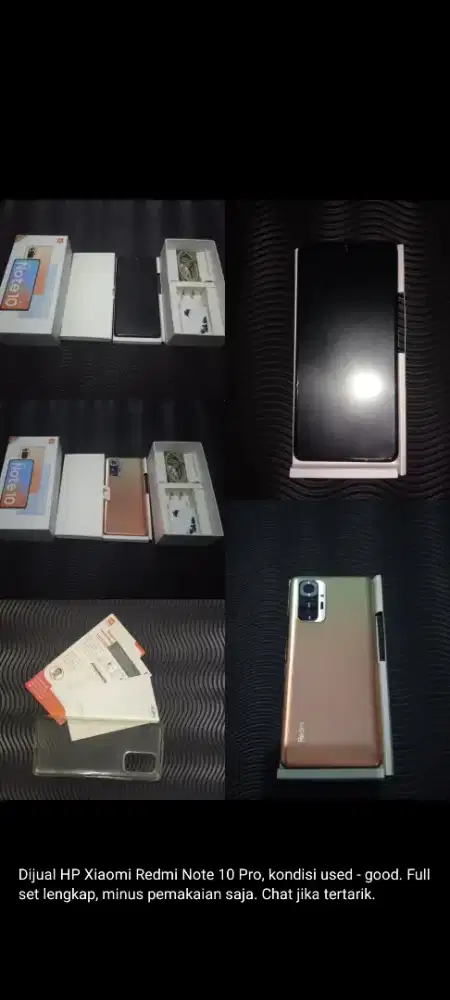 *JUAL HP XIAOMI REDMI NOTE 10 PRO*