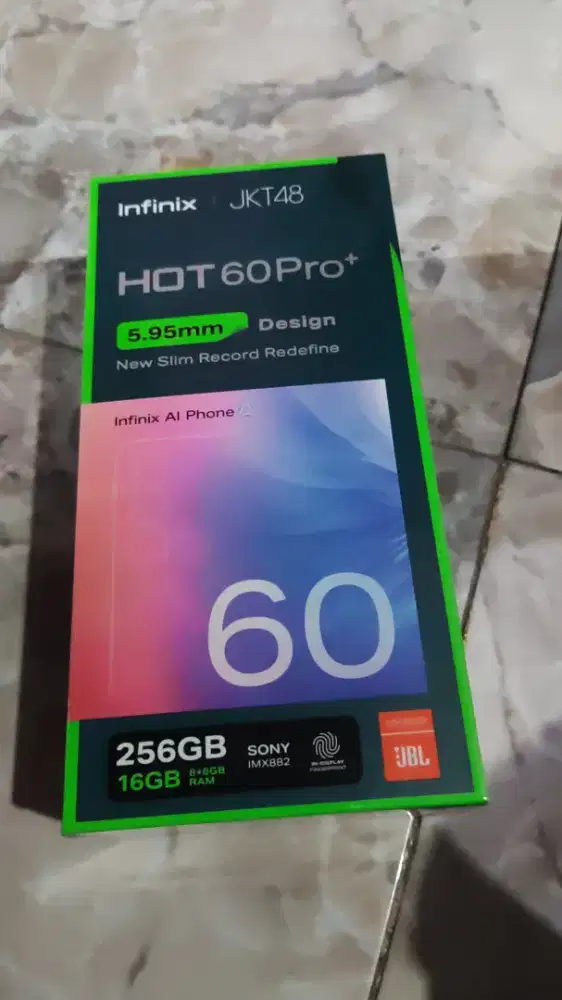Infinix hote 60 pro plus segel box