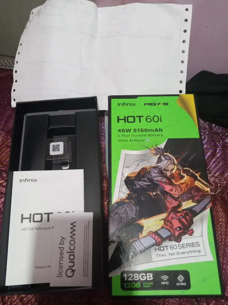 Infinix 6+6/128 Cari kembalian dr bwahnya