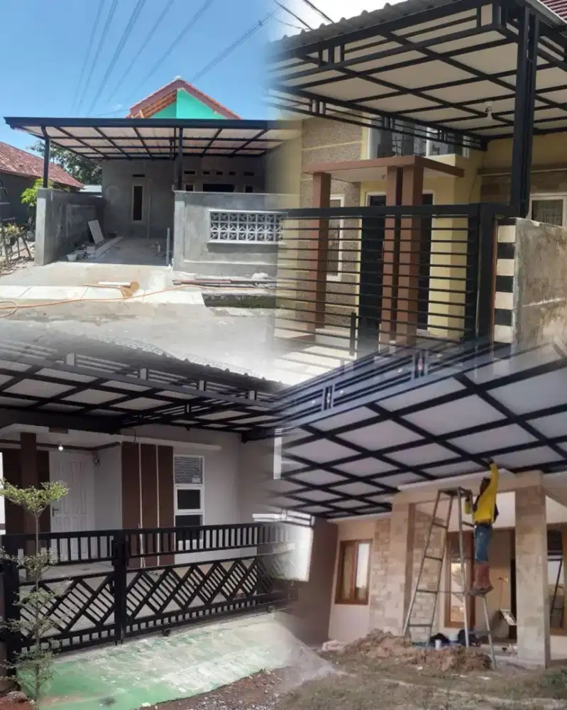 Pasang Kanopi Baja Ringan: Kuat, Anti Karat, Tampilan Minimalis!