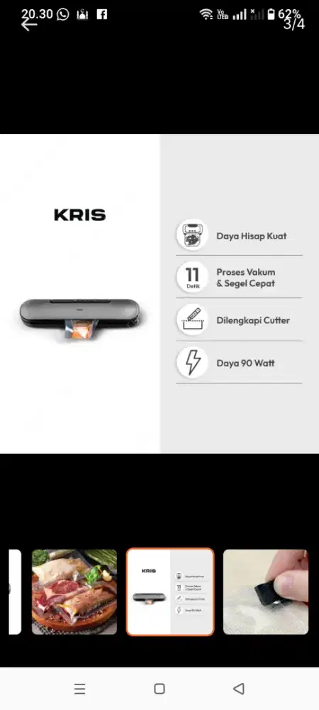 Vacum Sealer Makanan