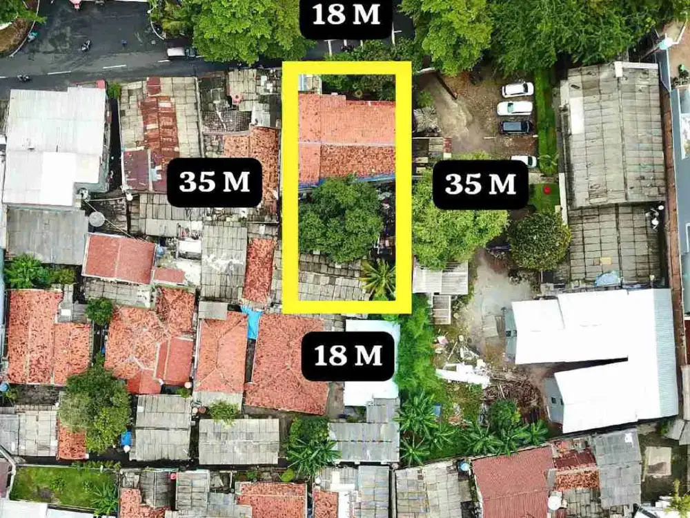 Dijual Rumah Hitung Tanah di Permata Hijau dekat Senayan