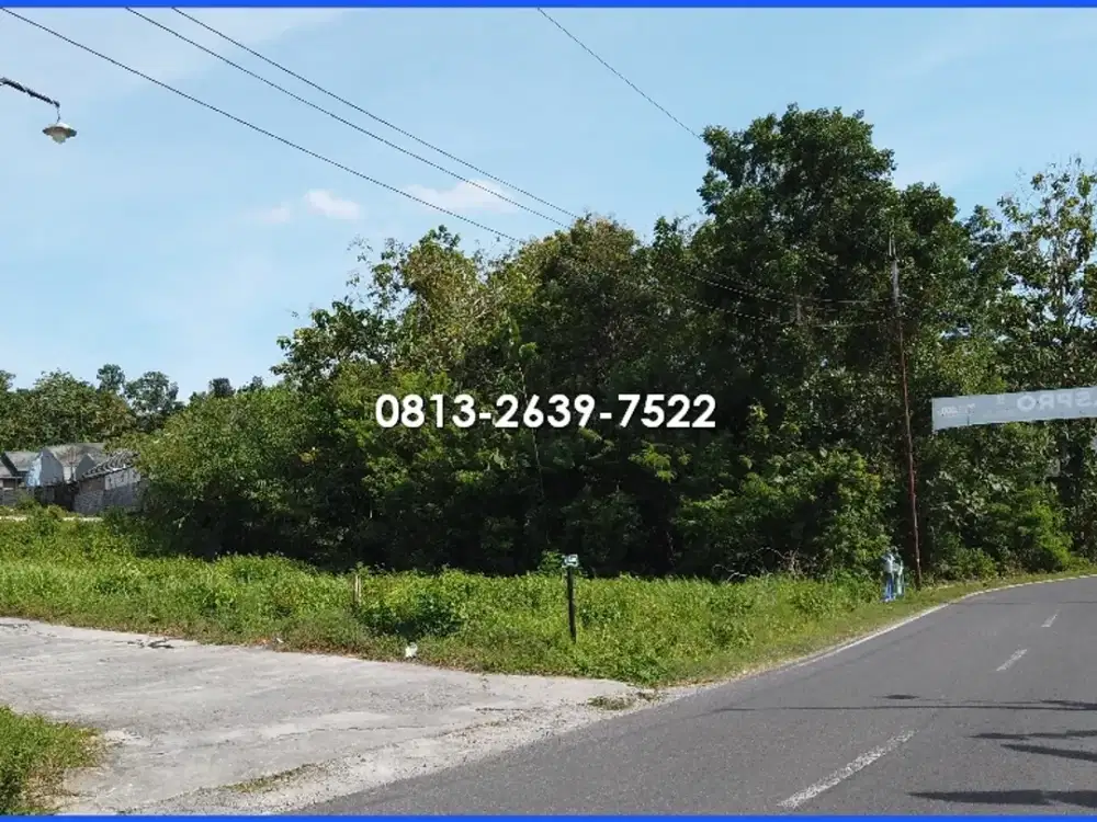 Tanah Dekat Pom Ambarketawang Sleman Siap AJB