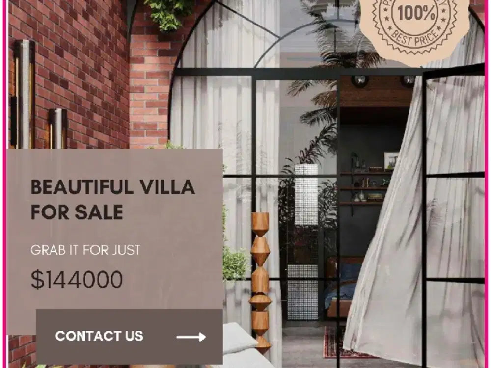 Invest in Paradise; Kuta Villa Bali