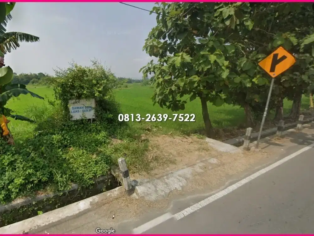 Tanah di Tamanmartani Sleman Cocok Resto View Sawah