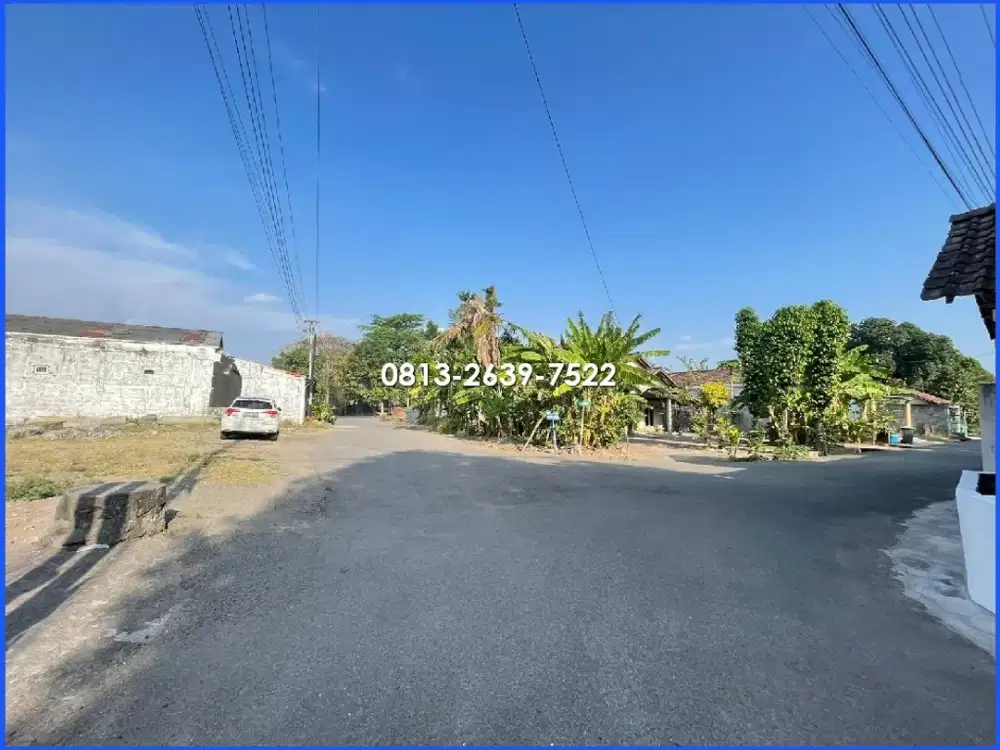 kapling di tegalyoso bantul, akses mobil, shmp