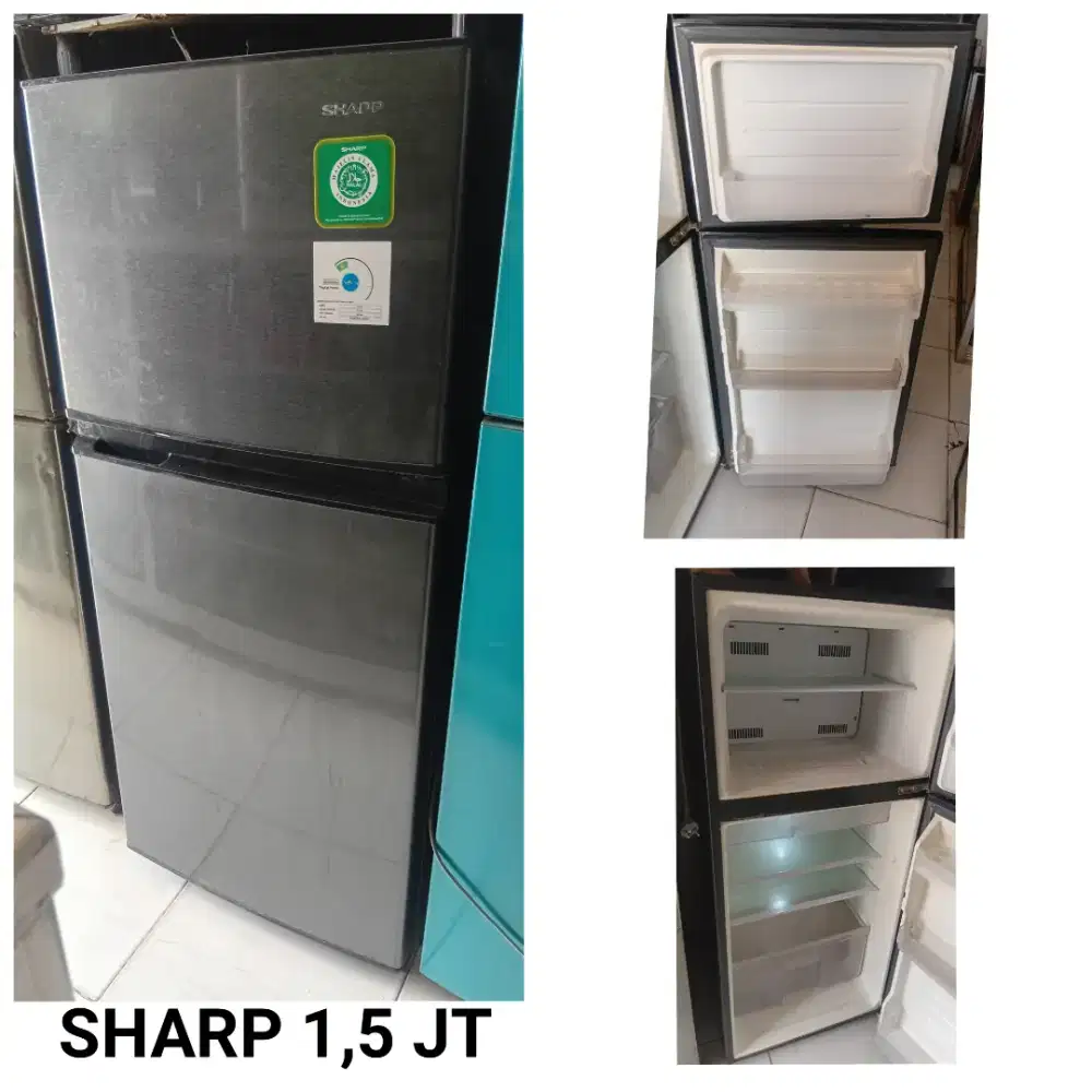 Kulkas SHARP bekas bergaransi