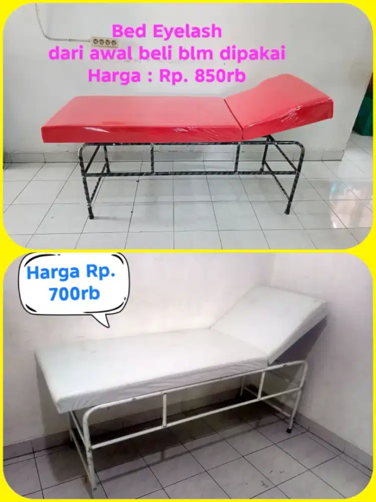 Bed eyelash, bed facial, ranjang urut pijat, bed salon