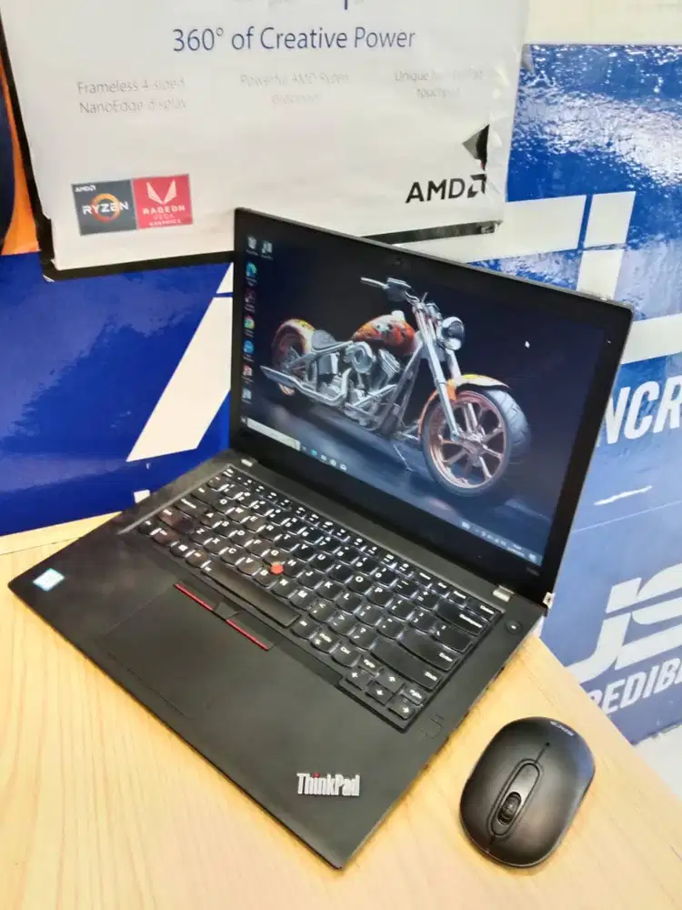 LAPTOP ORANG KANTORAN TANGGUH LENOVO THINKPAD T480 CORE i7 GEN 8