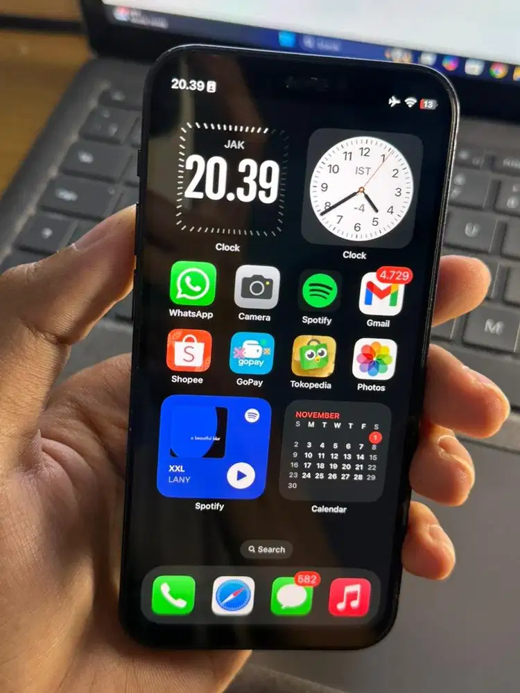 IPHONE 12 MINI 64GB Mulus HITAM