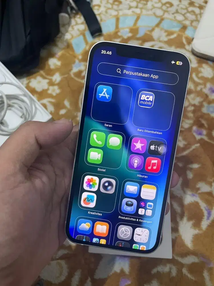 Iphone 12 128 gb Ibox Fullset Mulus