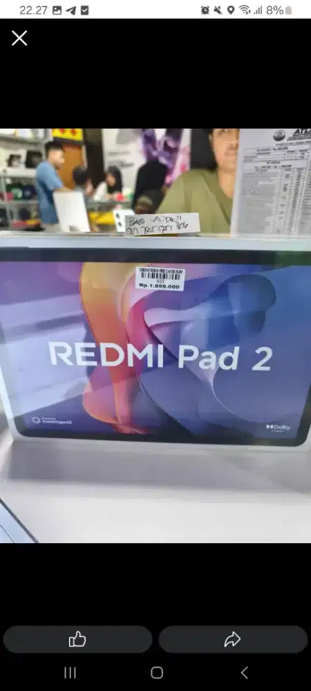 XIAOMI REDMIPAD 2 4/128 • ATLANTISDAHSYAT