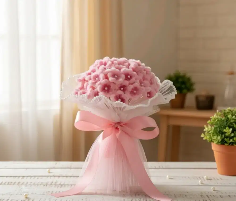 Buket bunga handmade