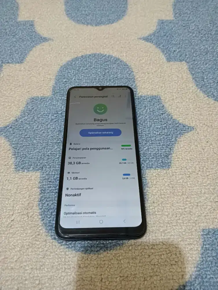 Samsung A03S Ram 4+4/64gb + Charger Original Samsung 45W + Softcase