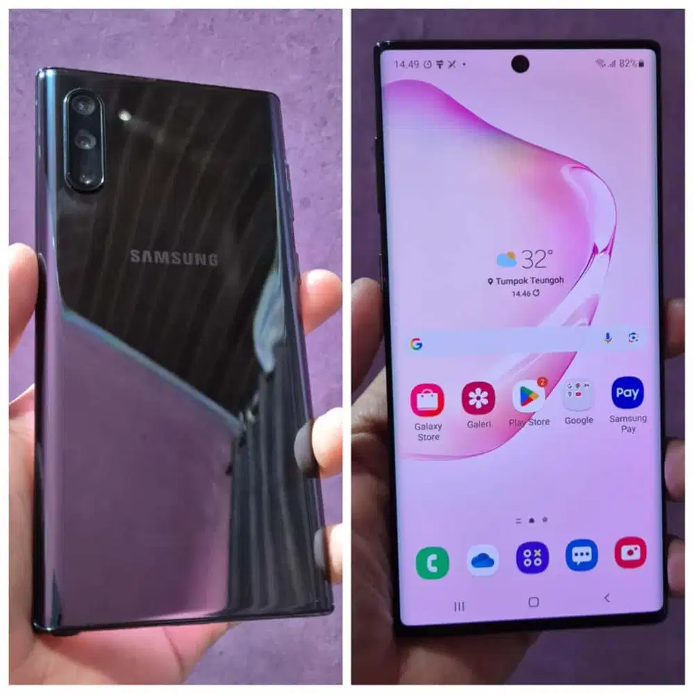 Samsung Note 10 SEIN 8/256 lengkap
