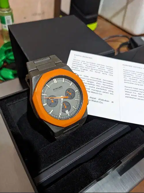Jam Tangan D1 Milano Polychrono Fullset Garansi Resmi Limited Edition