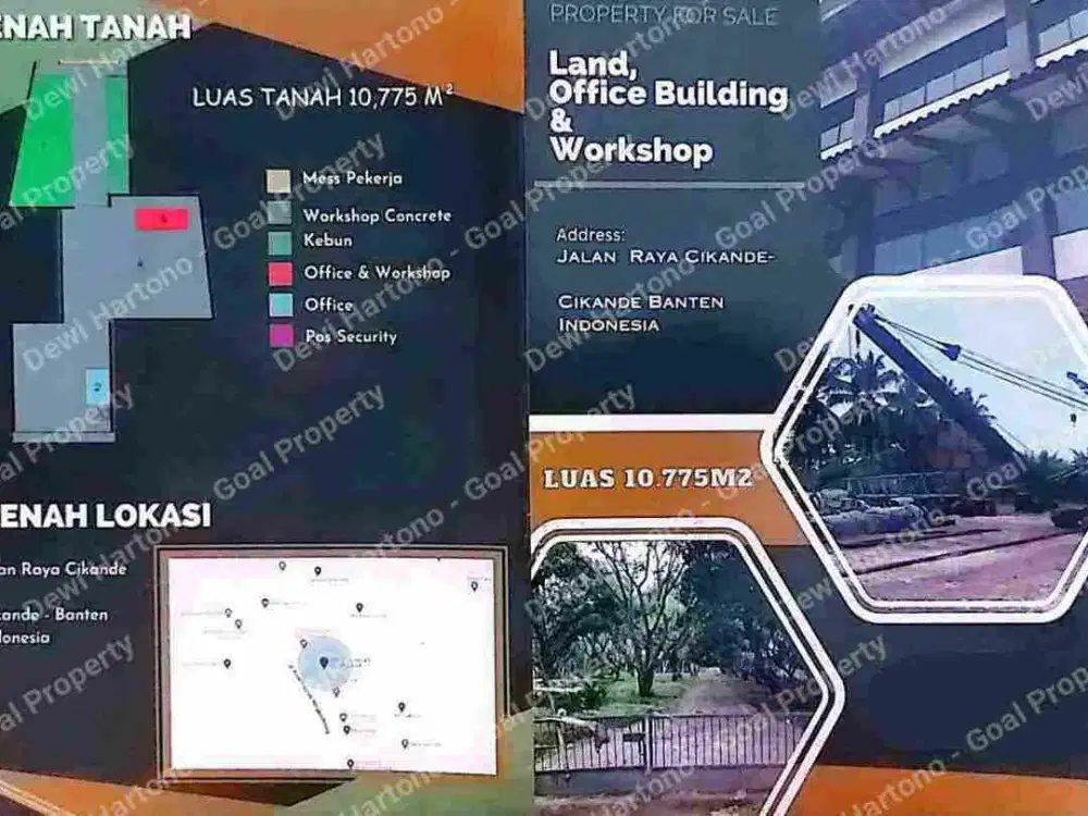 Dijual Gudang di Cikande Rangkas Bitung