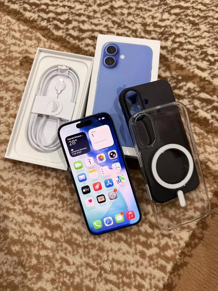 Iphone 16 128GB ex Ibox, Dapet Bonus