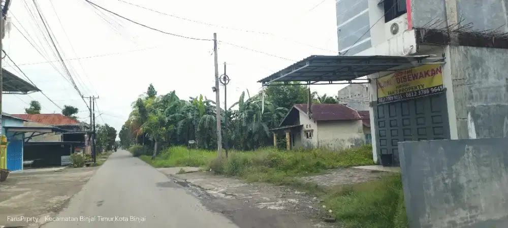 Dijual Cepat Ruko 2,5 lantai pasar pekan Km.18 Jl.Danau Tempe Binjai