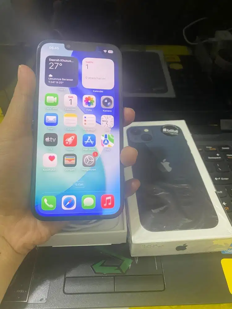 Iphone 13 128 Gb Midnight IBox Garansi ON