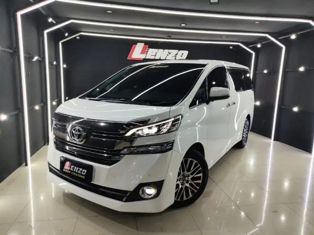 Km41rb Body100%OriCat Vellfire G atpm 2017 putih Lenzo mobil