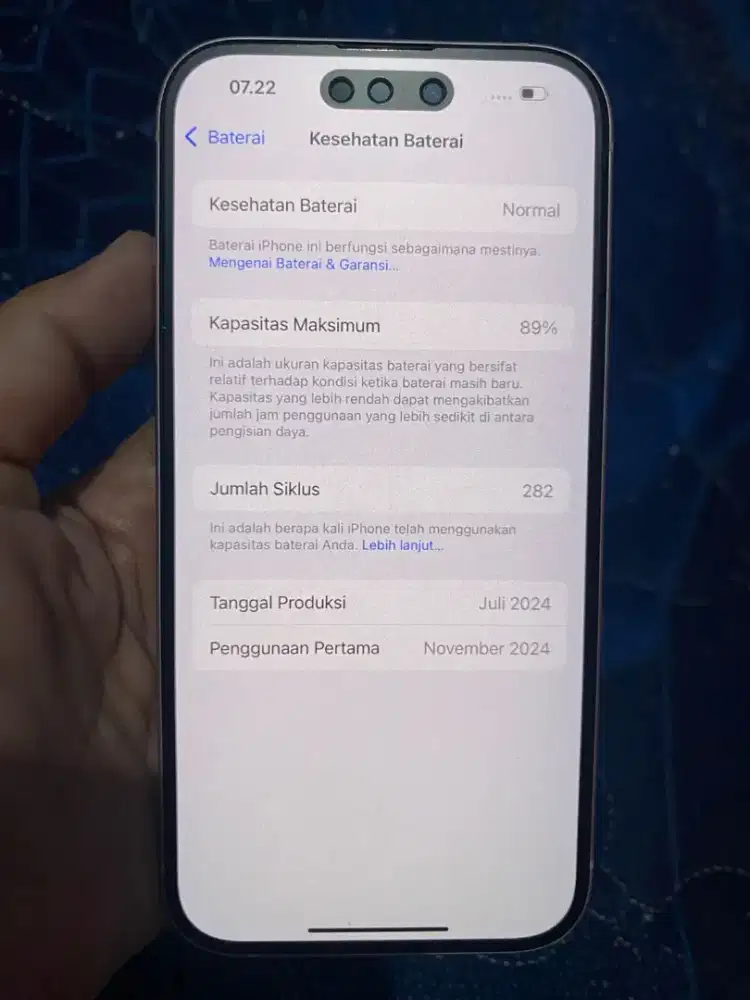 Iphone 15 128 garansi nivember 2025 resmi
