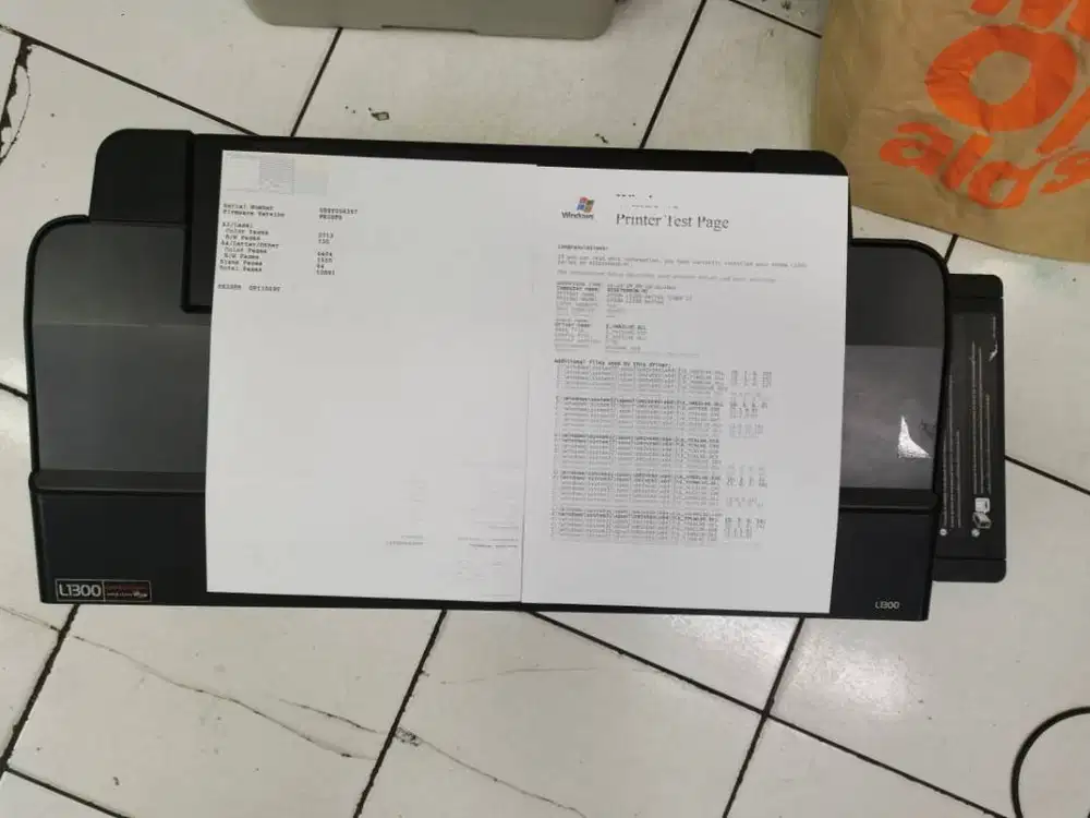 Printer Epson L1300 A3 Hasil tidak Bagus Ganti HEAD Pasti Mantapp