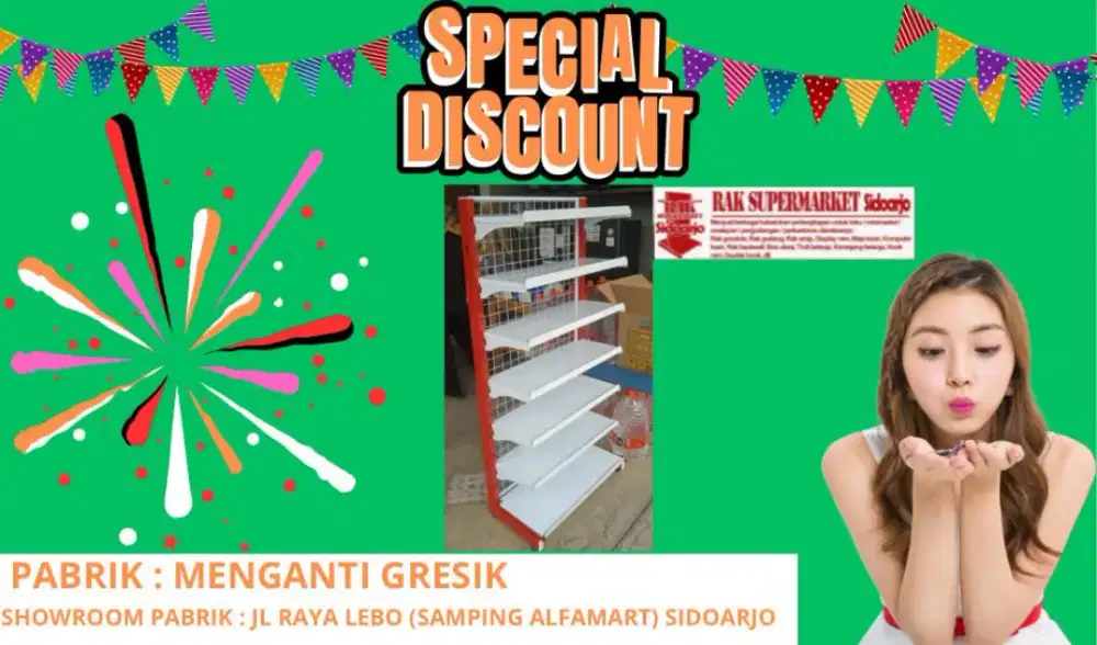 Rak minimarket gondrola