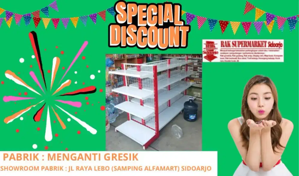 Rak minimarket gondrola