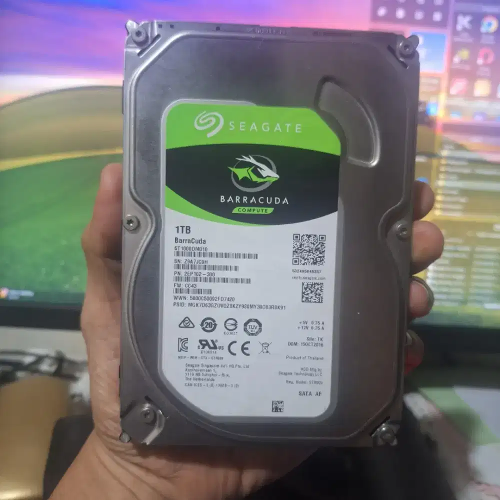 Harddisk 3.5 inch Seagate Barracuda 1TB Original