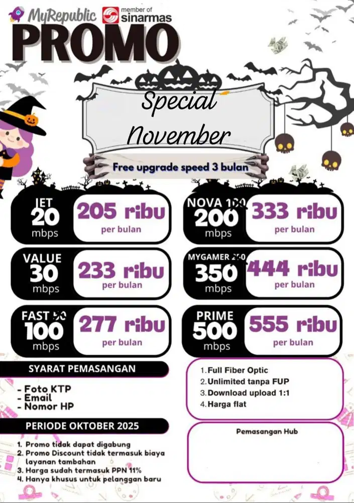Promo November Internet MyRepublic Semarang