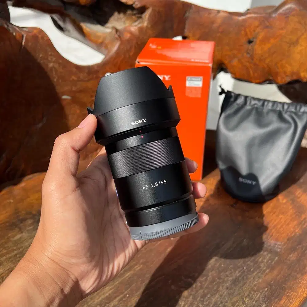 Lensa Sony FE 55mm F1.8 ZA Zeiss Mulus Like New