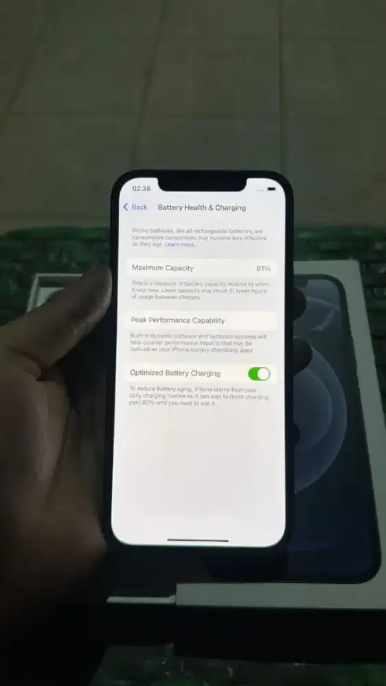 Jual iphone 12/64gb ibox. Mulus no minus