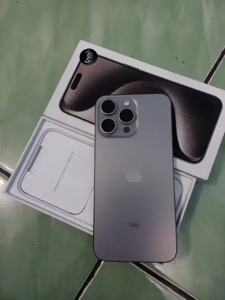 iPhone 15 Promax 512GB Ex iBox Natural Titanium Second Likenew