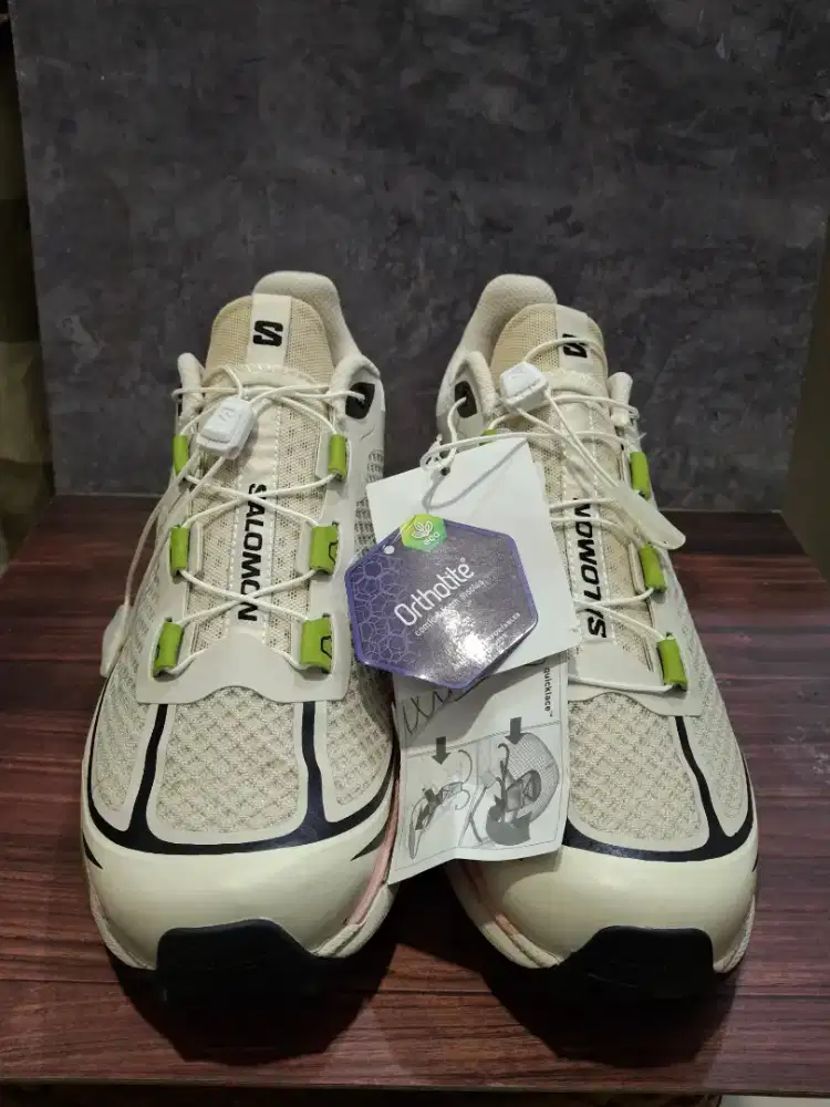 Sepatu Salomon XT-6 FT Beige Green