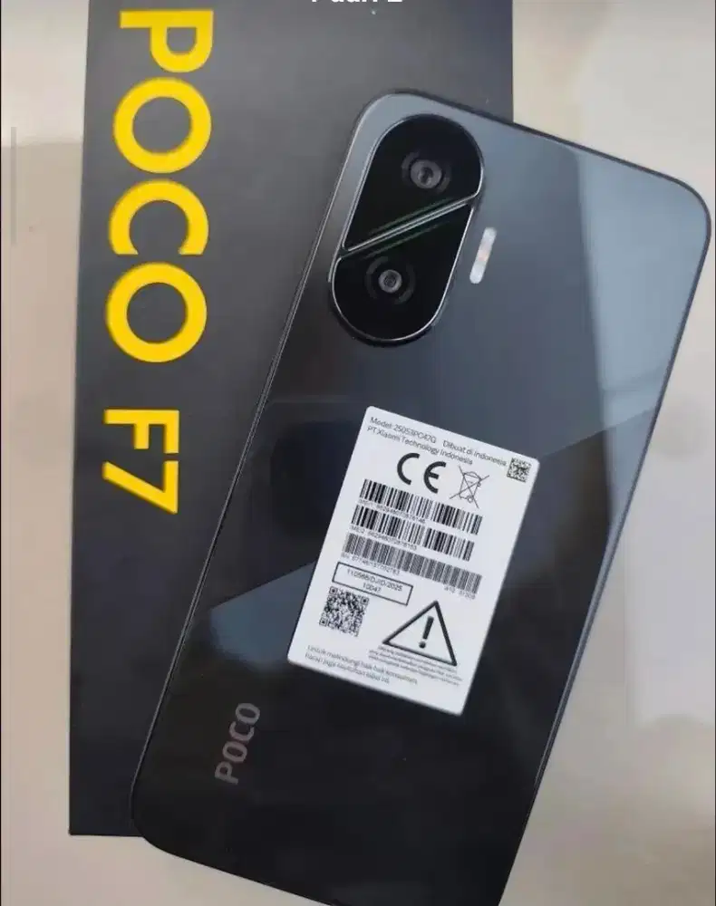 Poco f7 12/512 hitam