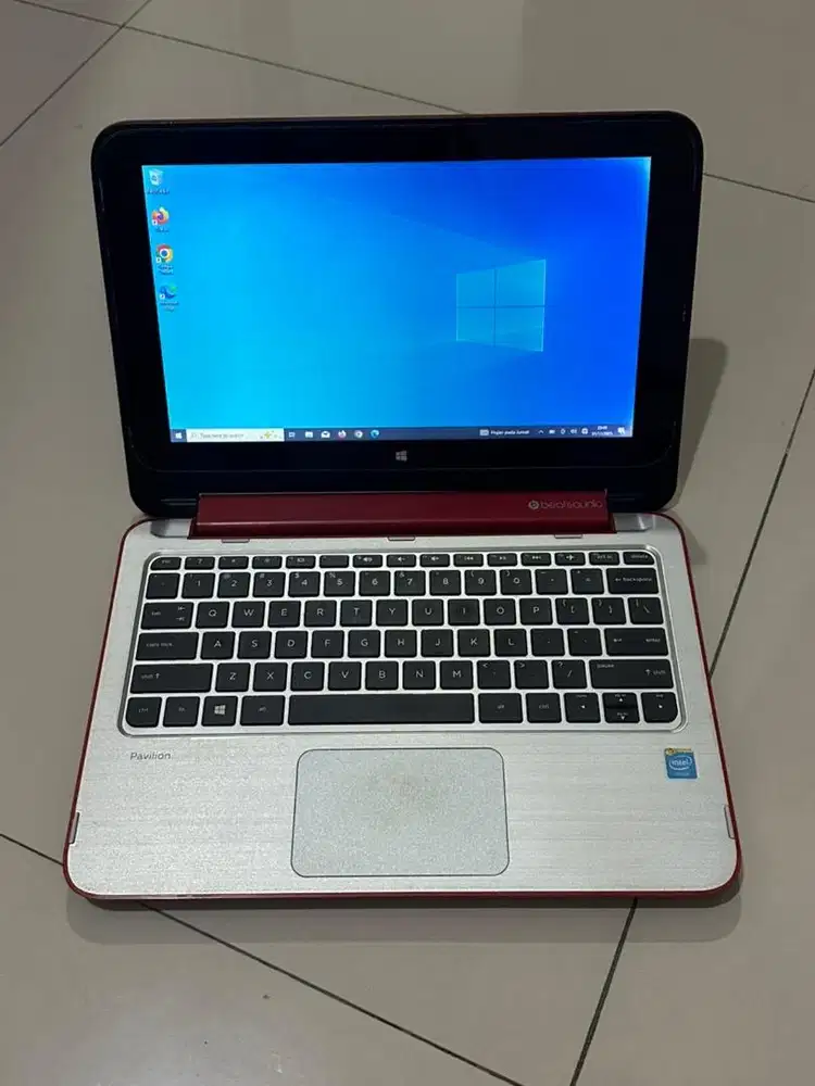 Laptop HP x360 Intel N2840 / 4GB / HDD 500GB / Layar 12 Touchscreen