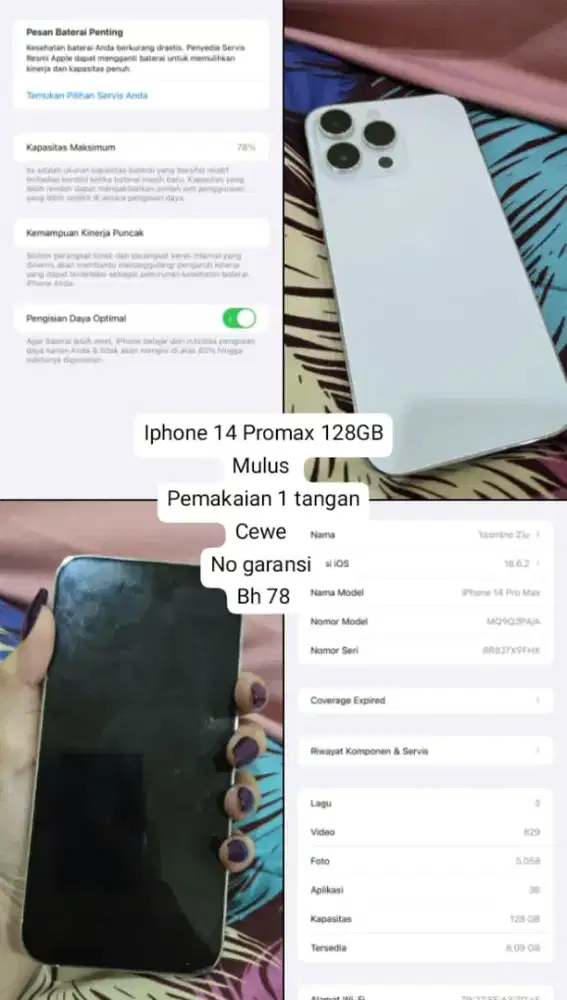 Iphone 14 ProMax 128GB