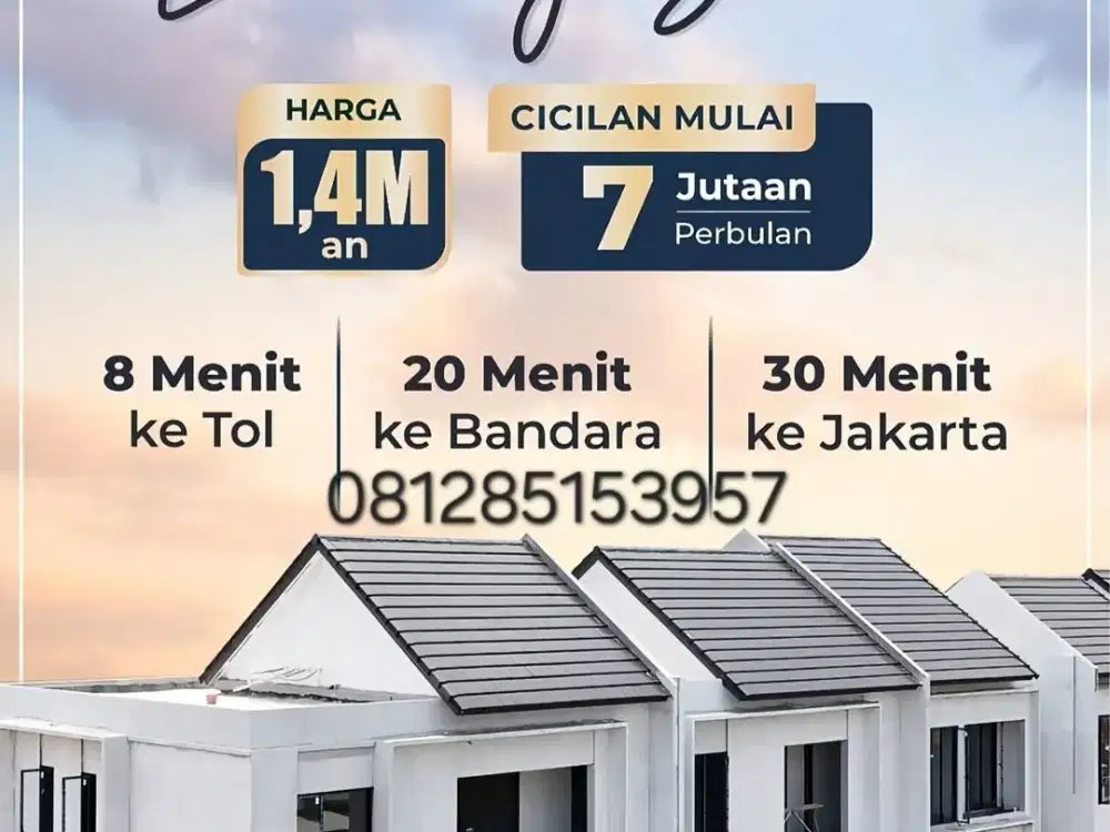 Cluster VOLA ALAM SUTERA 2 now tahap 1 only 1man 2 menit ke toll