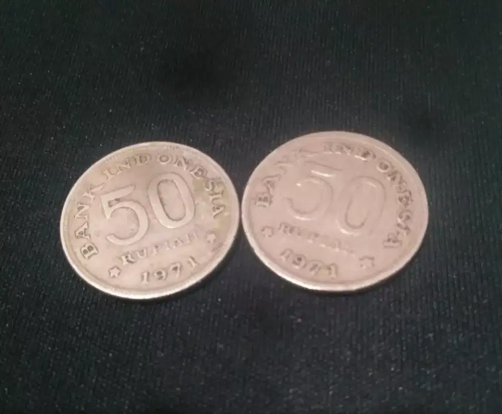 Uang koin kuno ( Rp.50 / th 1971 )