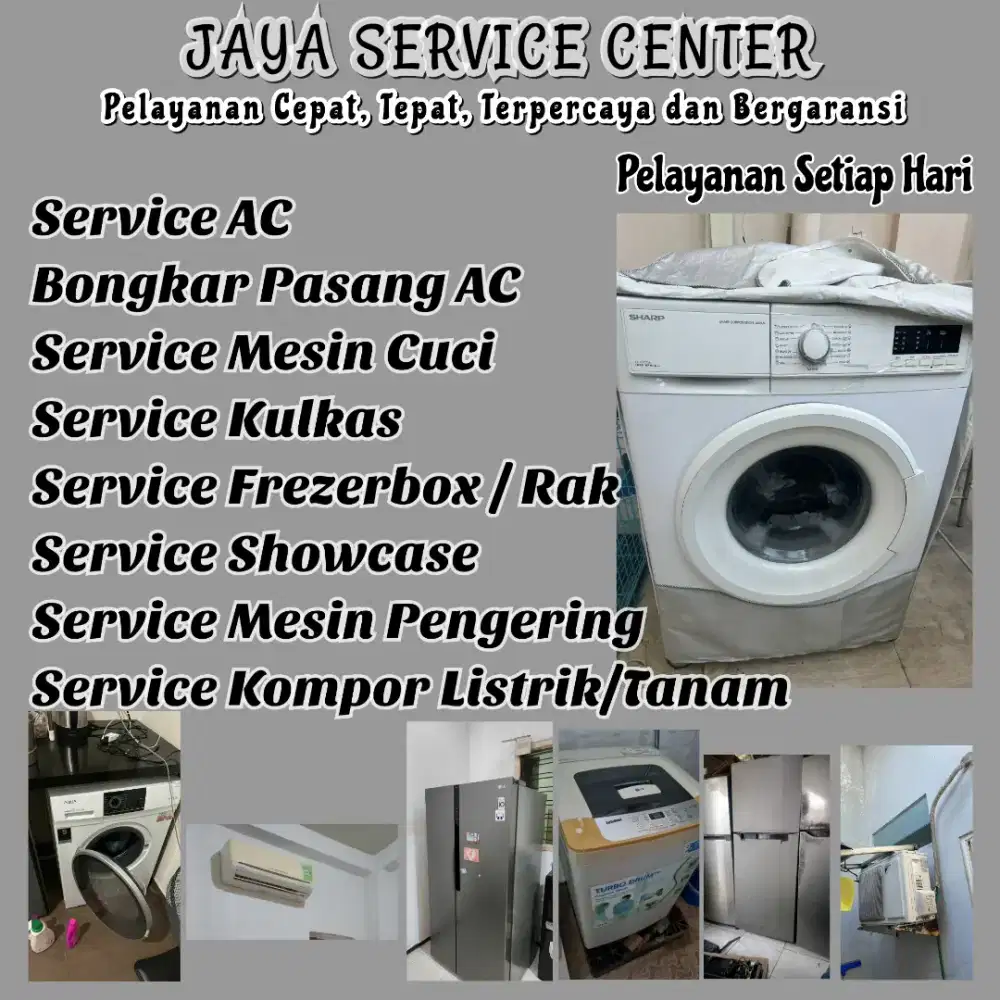 Service AC Kulkas Bongkar Pasang AC Servis Mesin Cuci Frezer Jambangan