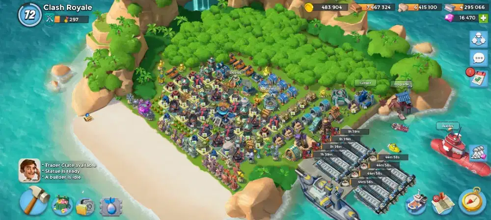 akun boom beach diamond 16 ribu